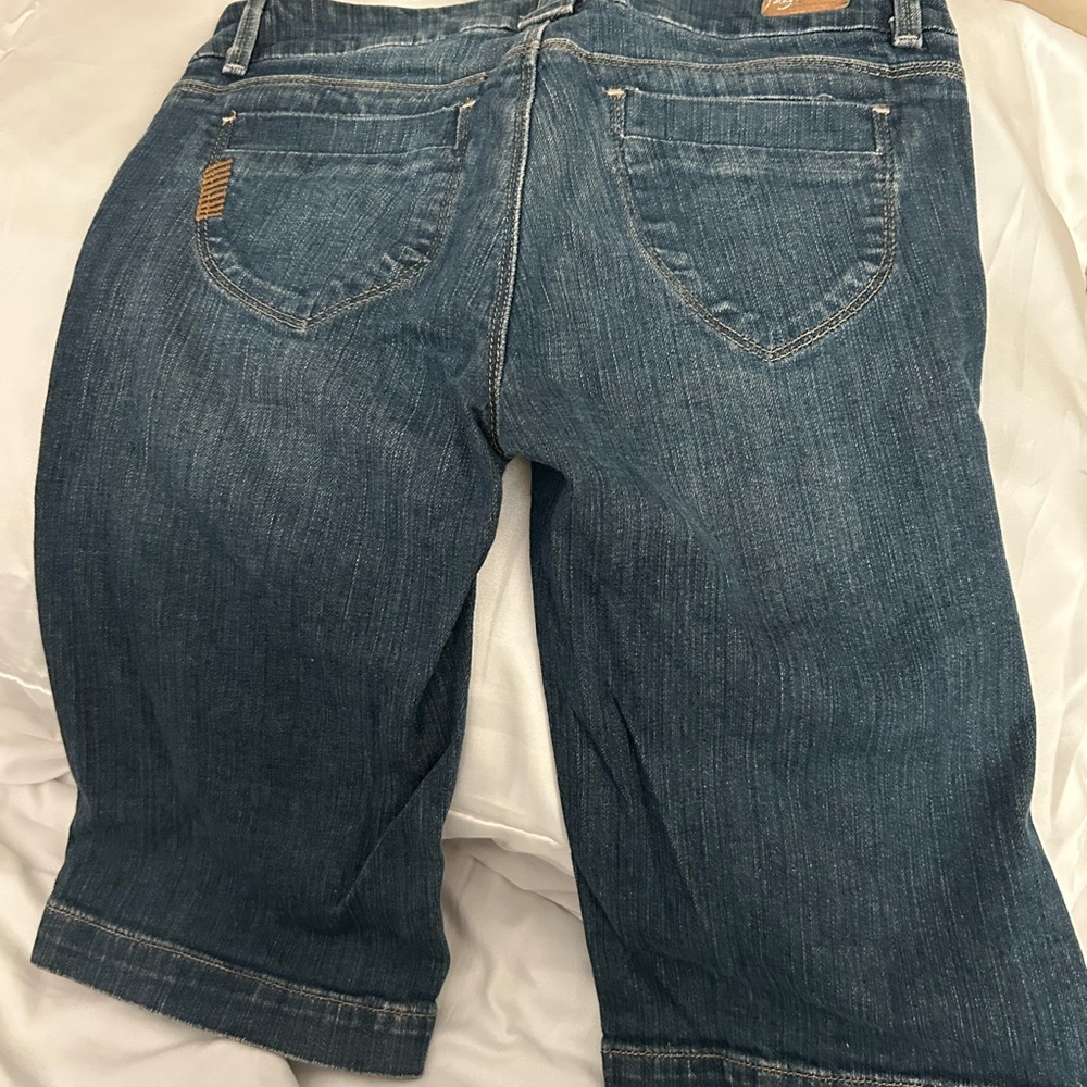 PAIGE bermuda Blue Denim short
